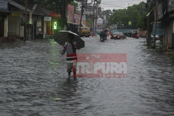 Rain floods Capital City, normal lives disrupted